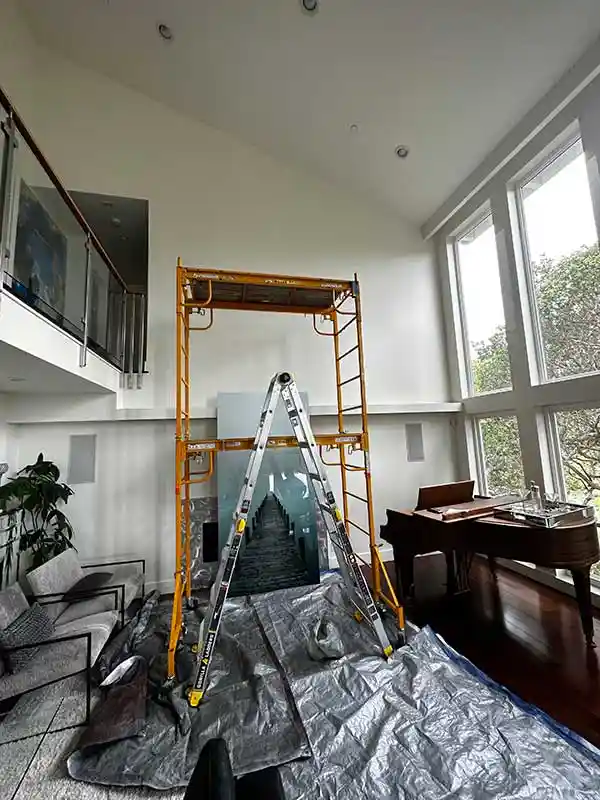 High Ceiling & Scaffolding